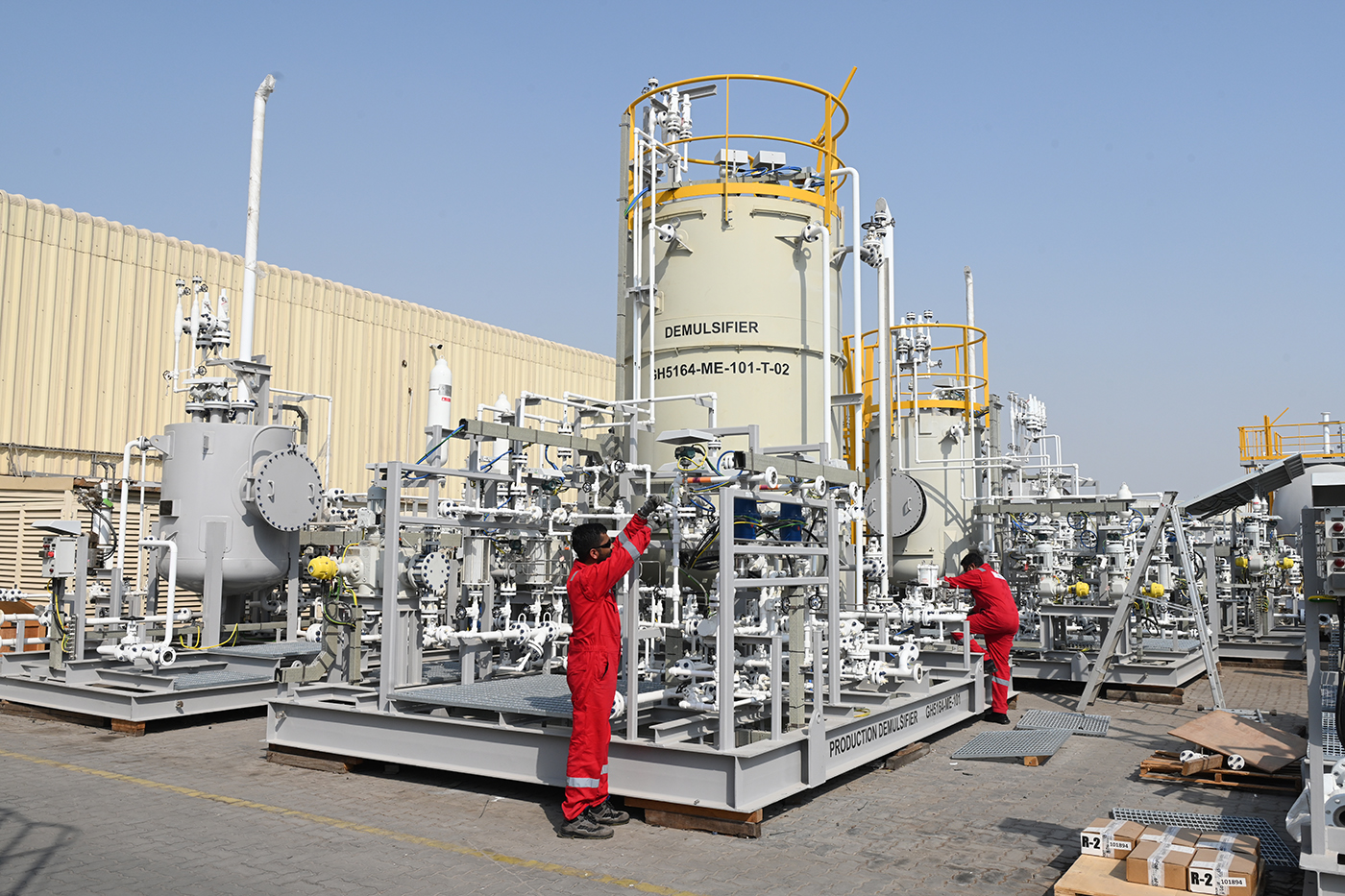 Chemical injection skid details