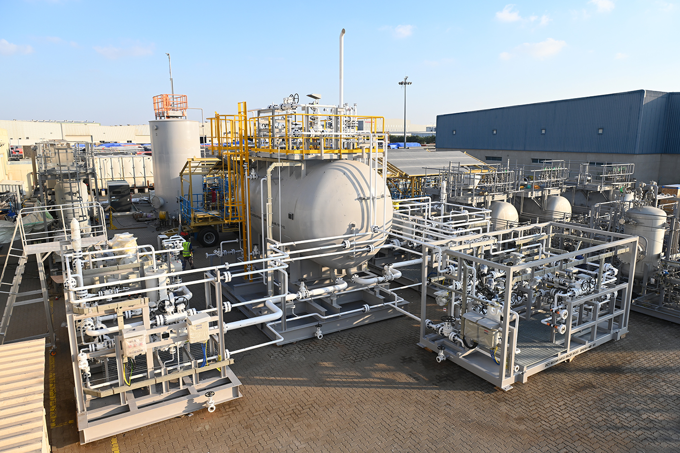 Chemical injection skid alternative angle